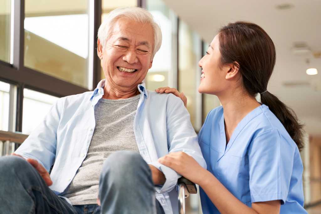 Japan Asia healthcare nurse caregiver patient medical gerontology